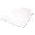 Economat All Day Use Chair Mat For Hard Floors, Flat Packed, 36 X 48, Lipped, Clear