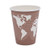 World Art Renewable And Compostable Hot Cups, 8 Oz, Paper, Brown/white, 50/pack