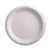 Renewable Sugarcane Plates, 9" Dia, Natural White, 500/carton