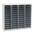 Literature Organizer, 48 Letter Compartments, 38.25 X 11.88 X 34.69, Dove Gray