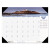 Earthscapes Recycled Monthly Desk Pad Calendar, Coastlines Photos, 22 X 17, Black Binding/corners,12-month (jan-dec): 2024