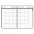 24/7 Recycled Daily Appointment Book/monthly Planner, 10 X 7, Black Cover, 12-month (jan To Dec): 2024