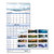 Earthscapes Recycled 3-month Vertical Wall Calendar, Scenic Landscapes Photography, 12.25 X 26, 14-month (dec-jan): 2023-2025