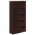 10500 Series Laminate Bookcase, Five-shelf, 36w X 13.13d X 71h, Mahogany