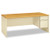 38000 Series Right Pedestal Desk, 72" X 36" X 29.5", Harvest/putty