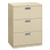 Brigade 600 Series Lateral File, 3 Legal/letter-size File Drawers, Putty, 30" X 18" X 39.13"