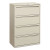 Brigade 700 Series Lateral File, 4 Legal/letter-size File Drawers, Light Gray, 36" X 18" X 52.5"
