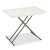 Indestructable Classic Personal Folding Table, 30" X 20" X 25" To 28", Platinum/gray