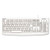 Pro Fit Usb Washable Keyboard, 104 Keys, White