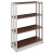 Trento Line Bookcase, Three-shelf, 31.5w X 11.63d X 43.25h, Mocha