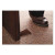 Big Foot Doorstop, No Slip Rubber Wedge, 2.25w X 4.75d X 1.25h, Brown, 2/pack