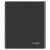 Wirebound Guided Meeting Notes Notebook, 1-subject, Meeting-minutes/notes Format, Dark Gray Cover, (80) 11 X 8.25 Sheets