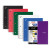 Wirebound Notebook With Eight Pockets, 5-subject, Medium/college Rule, Randomly Assorted Cover Color, (200) 11 X 8.5 Sheets