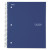 Wirebound Notebook With Four Pockets, 3-subject, Medium/college Rule, Randomly Assorted Cover Color, (150) 11 X 8.5 Sheets