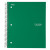 Wirebound Notebook With Four Pockets, 3-subject, Medium/college Rule, Randomly Assorted Cover Color, (150) 11 X 8.5 Sheets