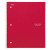 Wirebound Notebook With Four Pockets, 3-subject, Medium/college Rule, Randomly Assorted Cover Color, (150) 11 X 8.5 Sheets