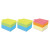 Mini Cubes, 1.88" X 1.88", Green Wave And Orange Wave Collections, 400 Sheets/cube, 3 Cubes/pack