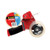 Packaging Tape Dispenser With Two Rolls Of Tape, 3" Core, For Rolls Up To 2" X 60 Yds, Red