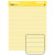 Vertical-orientation Self-stick Easel Pads, Presentation Format (1.5" Rule), 25 X 30, Yellow, 30 Sheets, 2/carton