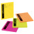 Self-stick Message Pad, Note Ruled, 4" X 5", Energy Boost Collection Colors, 50 Sheets/pad, 4 Pads/pack