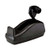Deluxe Desktop Tape Dispenser, Heavily Weighted, Attached 1" Core, Black