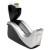 Value Desktop Tape Dispenser, Attached 1" Core, Black/silver