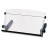 In-line Freestanding Copyholder, 300 Sheet Capacity, Plastic, Black/clear