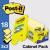 Original Canary Yellow Pop-up Refill Cabinet Pack, 3" X 3", Canary Yellow, 90 Sheets/pad, 18 Pads/pack