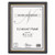 Ez Mount Document Frame With Trim Accent And Plastic Face, Plastic, 8.5 X 11 Insert, Black/gold