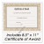 Award-a-plaque Document Holder, Acrylic/plastic, 10.5 X 13, Mahogany
