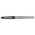 Flair Felt Tip Porous Point Pen, Stick, Ultra-fine 0.4 Mm, Black Ink, Gray/black Barrel, Dozen