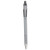 Flexgrip Ultra Recycled Ballpoint Pen, Retractable, Fine 0.8 Mm, Black Ink, Gray/black Barrel, Dozen