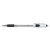 R.s.v.p. Ballpoint Pen, Stick, Fine 0.7 Mm, Black Ink, Clear/black Barrel, Dozen