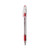 R.s.v.p. Ballpoint Pen, Stick, Fine 0.7 Mm, Red Ink, Clear/red Barrel, Dozen