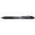 Energel-x Gel Pen, Retractable, Medium 0.7 Mm, Black Ink, Smoke/black Barrel, Dozen