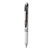 Energel Rtx Gel Pen, Retractable, Medium 0.7 Mm, Black Ink, Smoke/gray Barrel