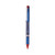 Energel Nv Gel Pen, Stick, Fine 0.5 Mm Needle Tip, Red Ink, Blue/red Barrel, Dozen