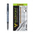 V Razor Point Liquid Ink Porous Point Pen, Stick, Extra-fine 0.5 Mm, Black Ink, Gray/smoke Barrel, Dozen