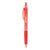 Precise Gel Begreen Gel Pen, Retractable, Fine 0.7 Mm, Red Ink, Translucent Red Barrel, Dozen