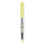 Spotliter Supreme Highlighter, Fluorescent Yellow Ink, Chisel Tip, Yellow/white Barrel, Dozen