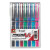 Precise V5 Roller Ball Pen, Stick, Extra-fine 0.5 Mm, Assorted Ink And Barrel Colors, 7/pack