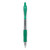 G2 Premium Gel Pen, Retractable, Extra-fine 0.5 Mm, Green Ink, Smoke/green Barrel, Dozen