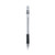 Easytouch Ballpoint Pen, Stick, Fine 0.7 Mm, Black Ink, Clear/black Barrel, Dozen