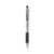 Easytouch Ballpoint Pen, Retractable, Fine 0.7 Mm, Black Ink, Clear Barrel, Dozen