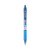 B2p Bottle-2-pen Recycled Ballpoint Pen, Retractable, Medium 1 Mm, Blue Ink, Translucent Blue Barrel, Dozen