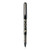 Vball Liquid Ink Roller Ball Pen, Stick, Fine 0.7 Mm, Black Ink, Black/clear Barrel, Dozen