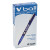 Vball Liquid Ink Roller Ball Pen, Stick, Extra-fine 0.5 Mm, Blue Ink, Blue/clear Barrel, Dozen