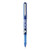 Vball Liquid Ink Roller Ball Pen, Stick, Extra-fine 0.5 Mm, Blue Ink, Blue/clear Barrel, Dozen