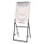 Futura Dry Erase Presentation Easel, 26" X 35", White Surface, Black Steel Frame