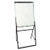 Futura Dry Erase Presentation Easel, 26" X 35", White Surface, Black Steel Frame
